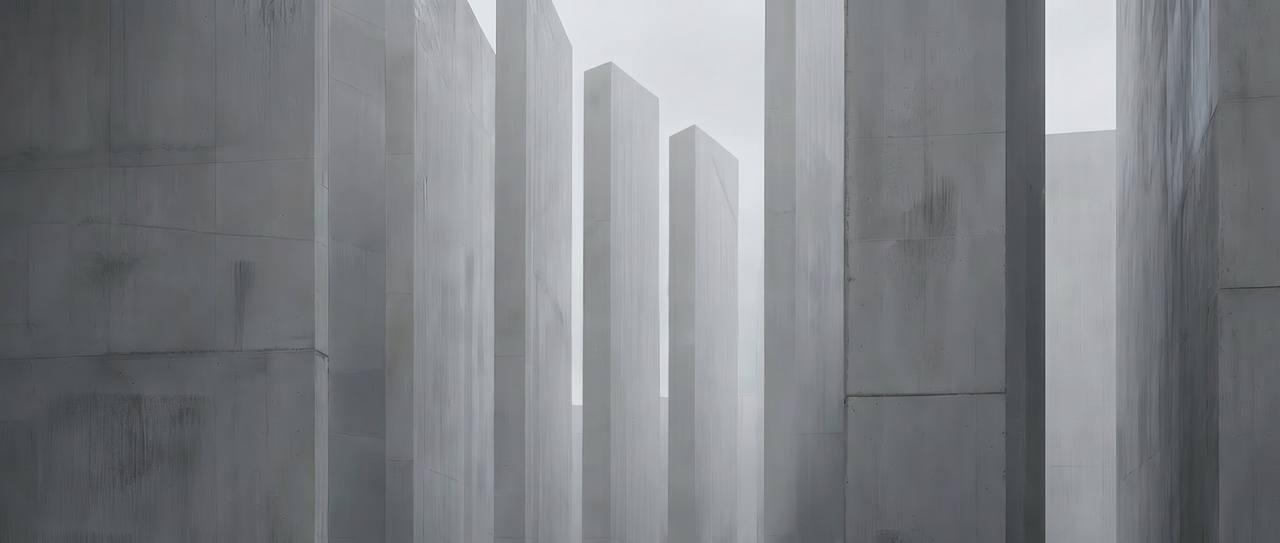 竖向高柱环境方向，建立灰冷空间。